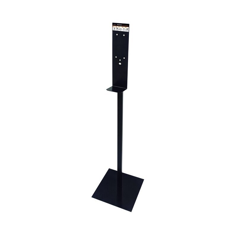 MEDICLINICS hand disinfection stand with black dispenser BLACK MEDICLINICS hand disinfection stand with black dispenser BLACK
