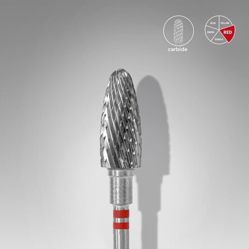 STALEKS carbide nail drill bit for left-handed users EXPERT 6 mm /14 mm 1