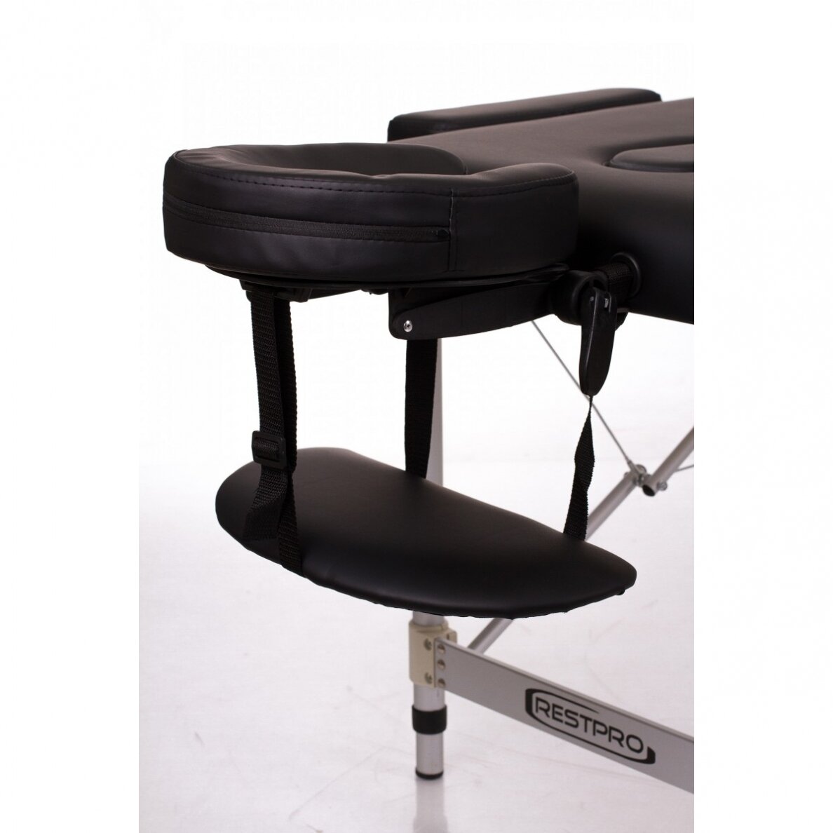 Профессиональный складной массажный стол - кушетка ALU 2 (M) BLACK 8 Профессиональный складной массажный стол - кушетка ALU 2 (M) BLACK 8