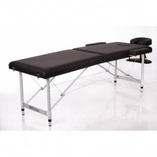 Профессиональный складной массажный стол - кушетка ALU 2 (M) BLACK
