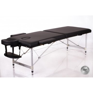Professional folding massage table ALU 2 (L) BLACK Professional folding massage table ALU 2 (L) BLACK
