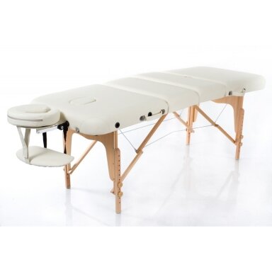 Professional folding massage table VIP 4 CREAM Professional folding massage table VIP 4 CREAM