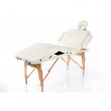 Professional folding massage table VIP 4 CREAM Professional folding massage table VIP 4 CREAM