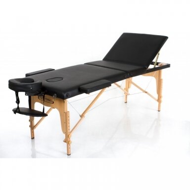 Professional folding massage table BLACK Professional folding massage table BLACK
