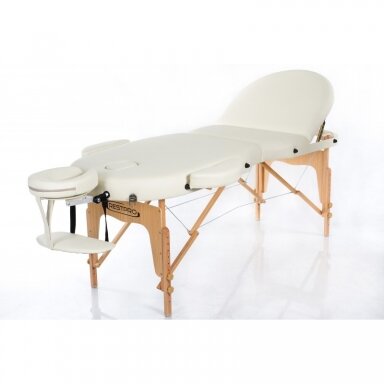 Professional folding massage table VIP OVAL 3 CREAM Professional folding massage table VIP OVAL 3 CREAM