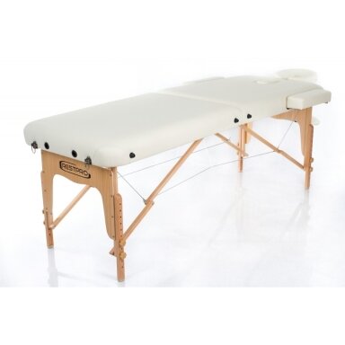 Professional folding massage table VIP 2 CREAM Professional folding massage table VIP 2 CREAM