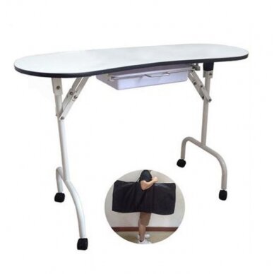 Professional folding manicure table with pull-out drawer MOD 4031 + transport bag Professional folding manicure table with pull-out drawer MOD 4031 + transport bag