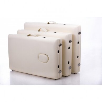 Профессиональный складной массажный стол ALU 2 (L) CREAM 3 Профессиональный складной массажный стол ALU 2 (L) CREAM 3