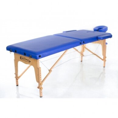 Profesionalus sulankstomas masažo stalas BLUE 1