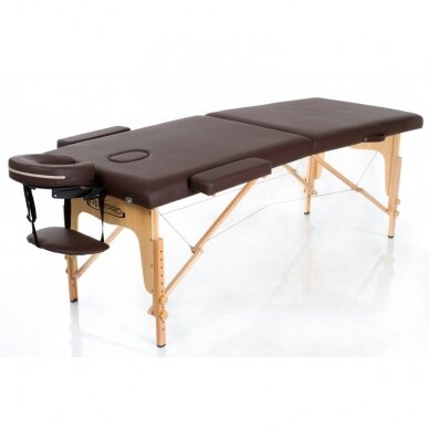 Professional folding massage table BROWN