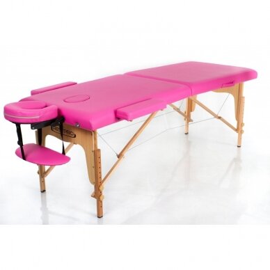 Professional folding massage table PINK Professional folding massage table PINK