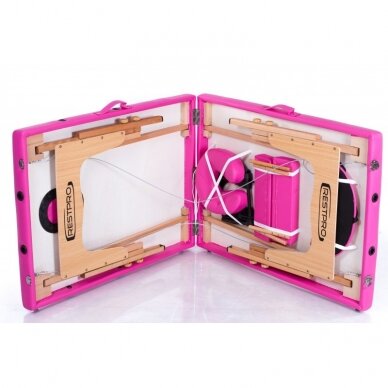 Professional folding massage table PINK 2 Professional folding massage table PINK 2