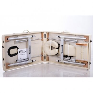 Professional folding massage table - couch ALU 2 (M) CREAM 2 Professional folding massage table - couch ALU 2 (M) CREAM 2