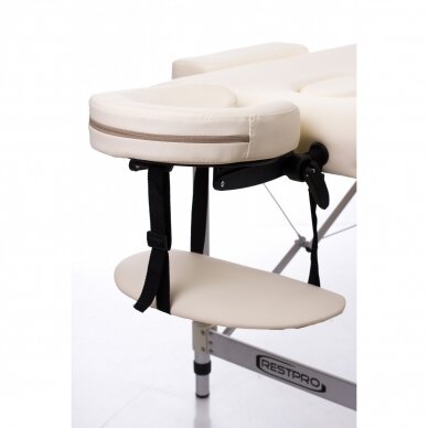 Professional folding massage table - couch ALU 2 (M) CREAM 8 Professional folding massage table - couch ALU 2 (M) CREAM 8