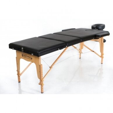 Профессиональный складной массажный стол BLACK 1