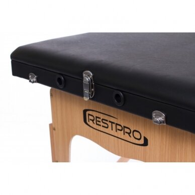 Professional folding massage table BLACK 8 Professional folding massage table BLACK 8
