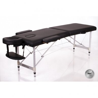 Профессиональный складной массажный стол - кушетка ALU 2 (M) BLACK Профессиональный складной массажный стол - кушетка ALU 2 (M) BLACK