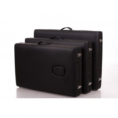 Профессиональный складной массажный стол - кушетка ALU 2 (M) BLACK 3 Профессиональный складной массажный стол - кушетка ALU 2 (M) BLACK 3