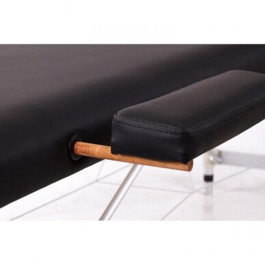 Профессиональный складной массажный стол - кушетка ALU 2 (M) BLACK 6