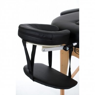 Professional folding massage table VIP OVAL 3 BLACK 2