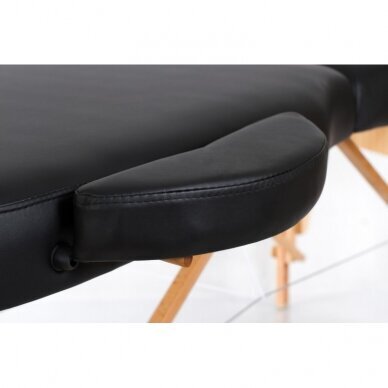 Professional folding massage table VIP OVAL 3 BLACK 4