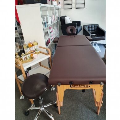 Professional folding massage table BROWN 12