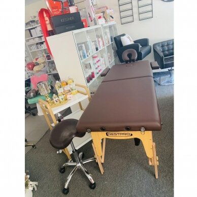 Professional folding massage table BROWN 11