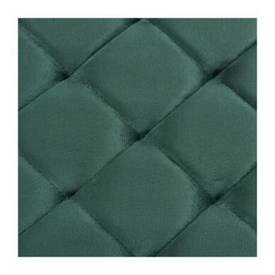 Laukiamojo sofa-suoliukas, žalios spalvos aksomas 1