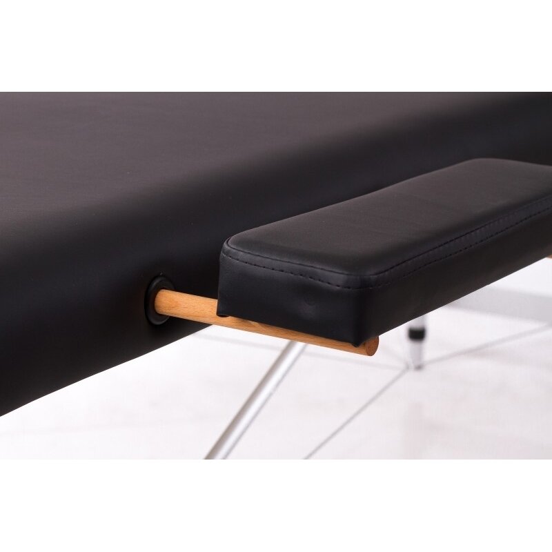 Профессиональный складной массажный стол ALU 2 (L) BLACK 7