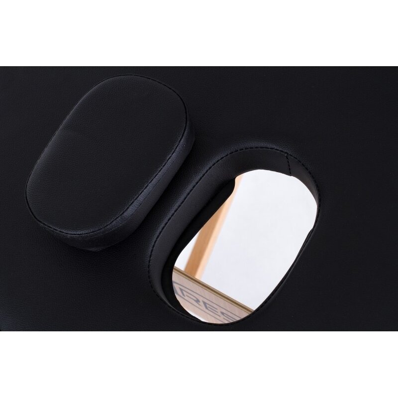 Profesionalus sulankstomas masažo stalas kosmetologams RESTPRO® CLASSIC OVAL 2 BLACK 6