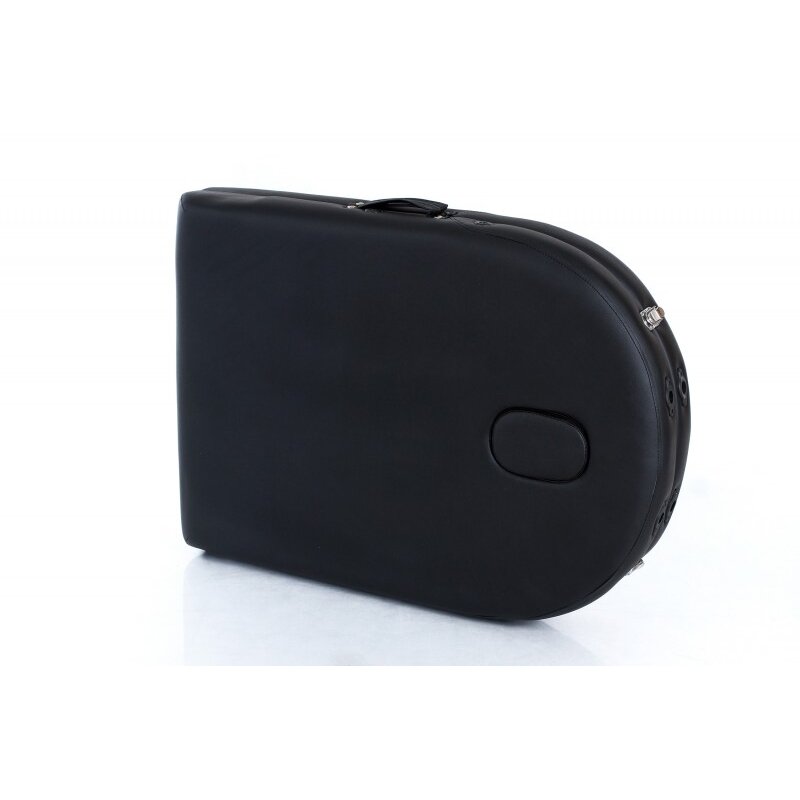 Profesionalus sulankstomas masažo stalas kosmetologams RESTPRO® CLASSIC OVAL 2 BLACK 7