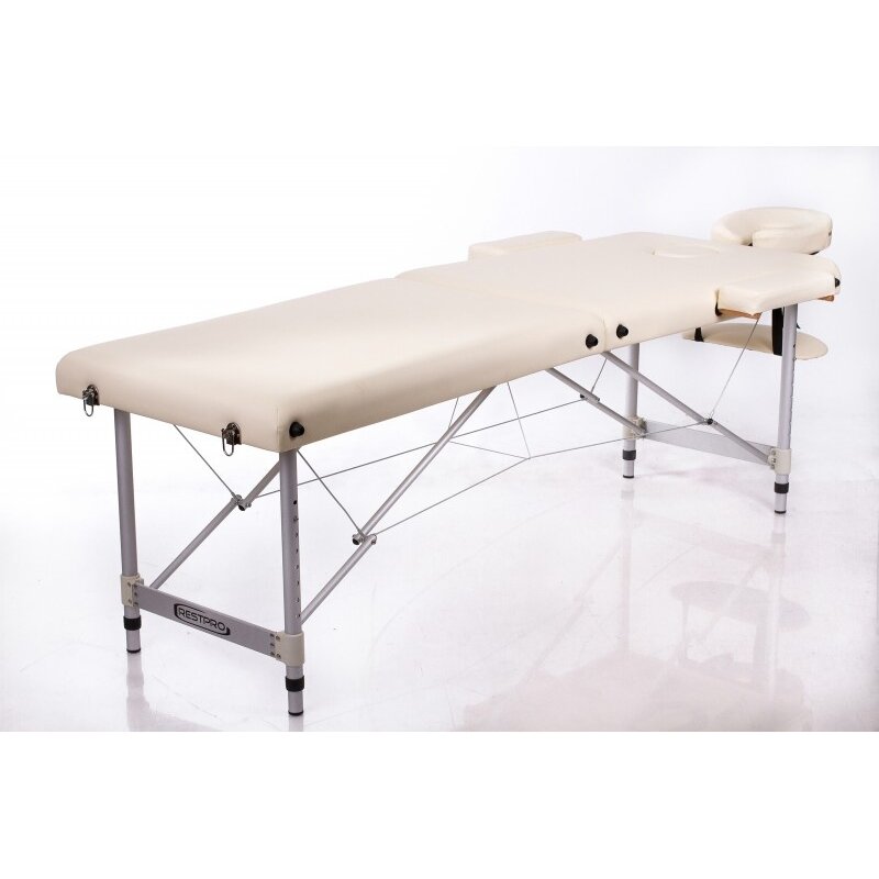 Professional folding massage table - couch ALU 2 (M) CREAM 1 Professional folding massage table - couch ALU 2 (M) CREAM 1