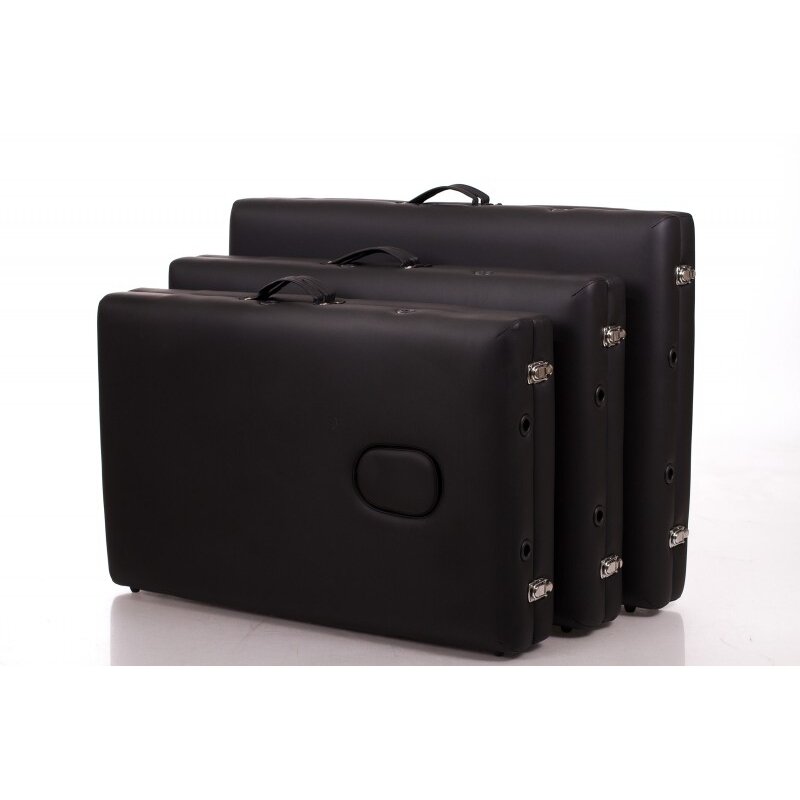 Профессиональный складной массажный стол - кушетка ALU 2 (M) BLACK 3 Профессиональный складной массажный стол - кушетка ALU 2 (M) BLACK 3
