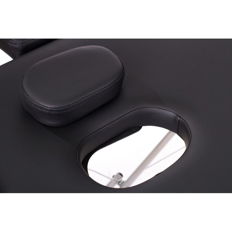 Профессиональный складной массажный стол - кушетка ALU 2 (M) BLACK 7