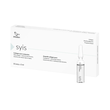 SYIS pure collagen ampoules for mesotherapy treatments (100%), 10*3 ml
