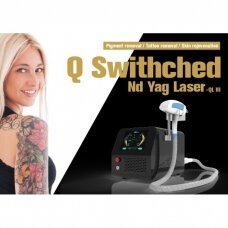 Tatuiruočių šalinimo aparatas Q-switch Nd:yag Q-Switched (532nm 1064nm 1320nm, 755nm)