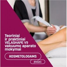 Training for cosmetologists: RECORD of theoretical and practical training with the Velashape V9 vacuum machine
