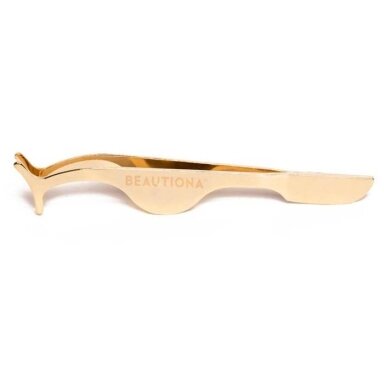 BEAUTIONA tweezers for applying false eyelashes, gold color BEAUTIONA tweezers for applying false eyelashes, gold color