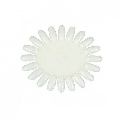 Round tip palette, milky color, 1 pc. Round tip palette, milky color, 1 pc.