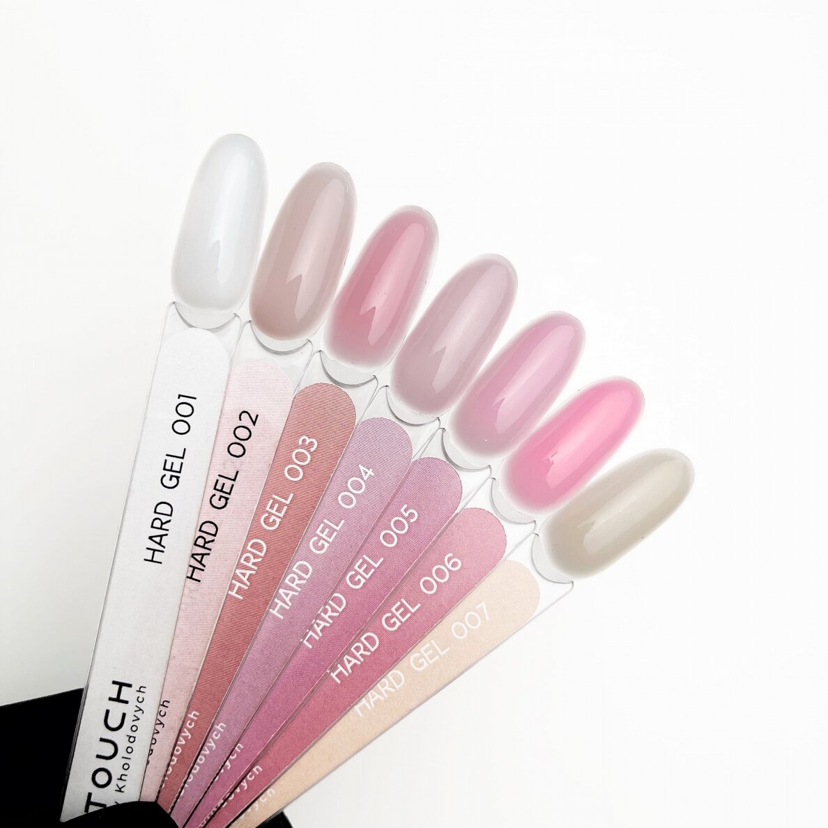 TOUCH NAILS Гибридная база для ногтей для стойкого маникюра HARD GEL № 01, 15 мл 1