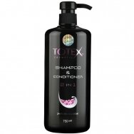 TOTEX intensyvios priežiūros plaukų šampūnas ir kondicionierius 2in1, 750 ml
