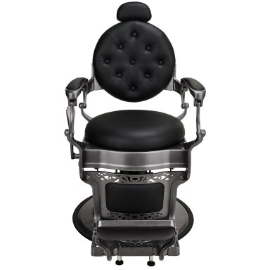 Professional barber chair for hairdressers and beauty salons TOMMY Black, black color Professional barber chair for hairdressers and beauty salons TOMMY Black, black color