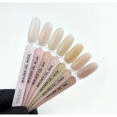 TOUCH NAILS BUILDER GEL statybinė nagų bazė ilgalaikiam manikiūrui TAN, 30 ml TOUCH NAILS BUILDER GEL statybinė nagų bazė ilgalaikiam manikiūrui TAN, 30 ml