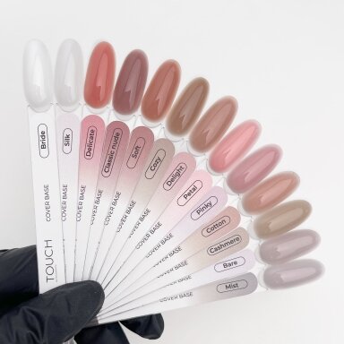 TOUCH NAILS Гибридная база под лак для стойкого маникюра COVER BASE, 30 мл (Fog) TOUCH NAILS Гибридная база под лак для стойкого маникюра COVER BASE, 30 мл (Fog)