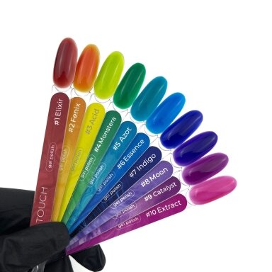 TOUCH NAILS гибридный лак для ногтей для стойкого маникюра ALCHEMY, 9 мл (04 MONSTERA)