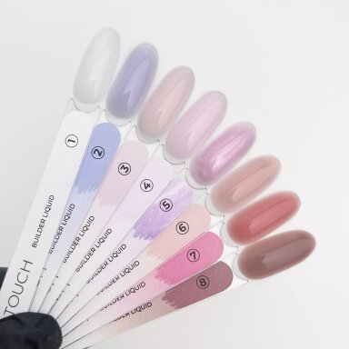 База для наращивания ногтей TOUCH NAILS для стойкого маникюра BUILDER LIQUID 04, 15 мл