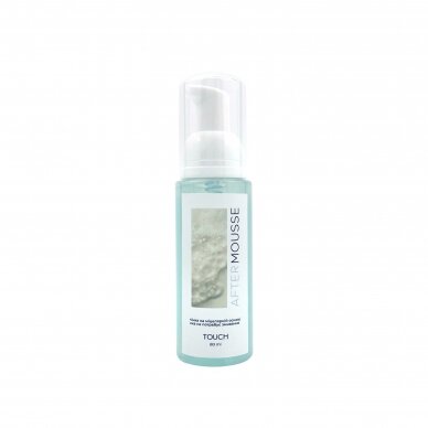 TOUCH micelinis skystis nago plokštelės nuriebalinimui bei dulkių pašalinimui AFTER MOUSSE, 80 ml TOUCH micelinis skystis nago plokštelės nuriebalinimui bei dulkių pašalinimui AFTER MOUSSE, 80 ml
