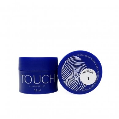 TOUCH NAILS Гибридная база для ногтей для стойкого маникюра HARD GEL № 04, 15 мл 2