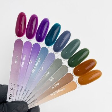 TOUCH NAILS Гибридная база под лак для ногтей  для стойкого маникюра COVER BASE, 13 мл (рис.) 1