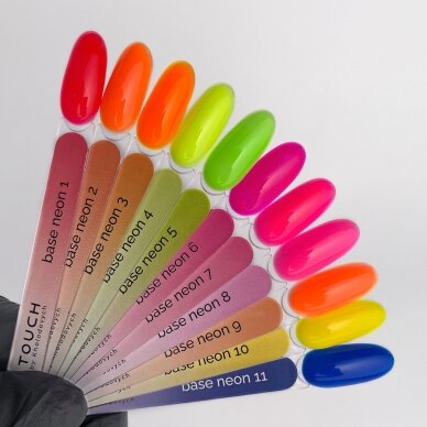 TOUCH NAILS hybrid nail polish base for long-lasting manicure NEON BASE no. 11, 13 ml 1 TOUCH NAILS hybrid nail polish base for long-lasting manicure NEON BASE no. 11, 13 ml 1